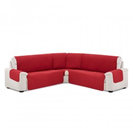 Cobre-sofá para sofá de canto acolchoada reversível Polster